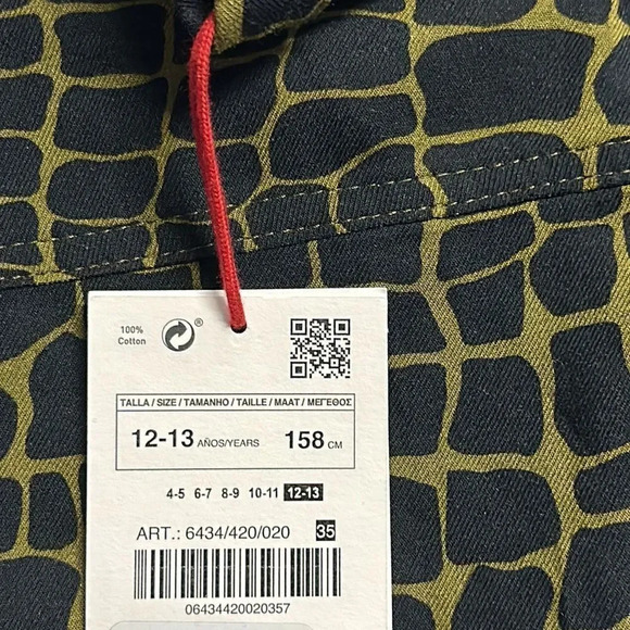 ZARA Kids | Green & Black | SRPLS PRINTED OVERSHIRT - Picture 7 of 7